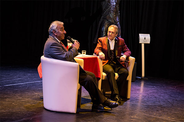 Andrew Van Buren lectures and talks with Charlie Cairoli